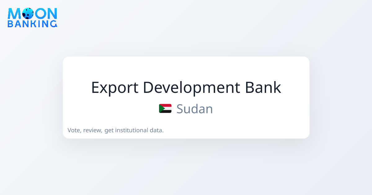 Export Development Bank (Sudan) Profile & Reviews