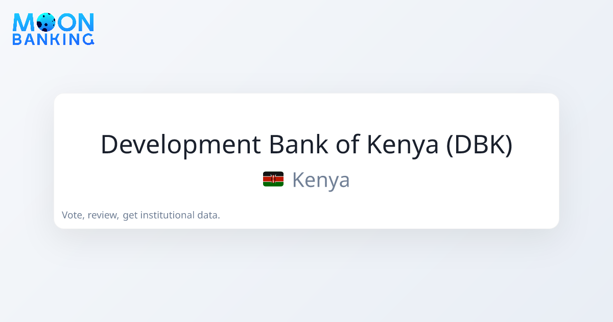 Development Bank of Kenya (DBK) (Kenya) Profile & Reviews