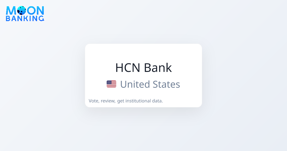 HCN Bank (United States) Profile & Reviews