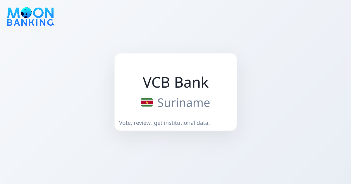 VCB Bank (Suriname) Profile & Reviews