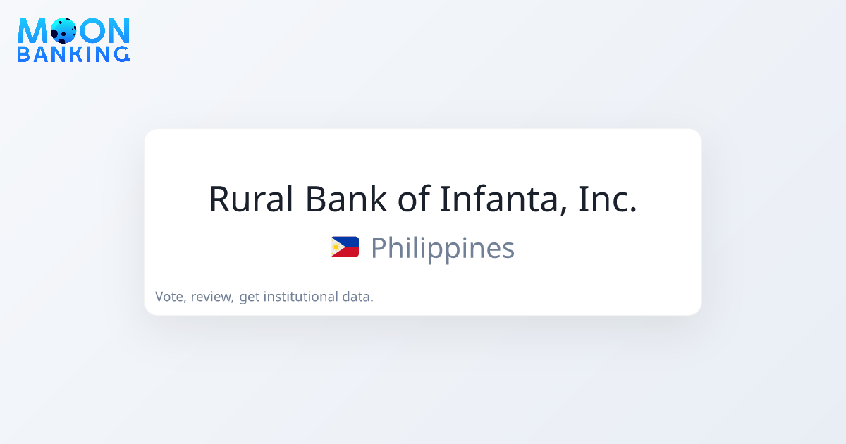 Rural Bank of Infanta, Inc. (Philippines) Profile & Reviews